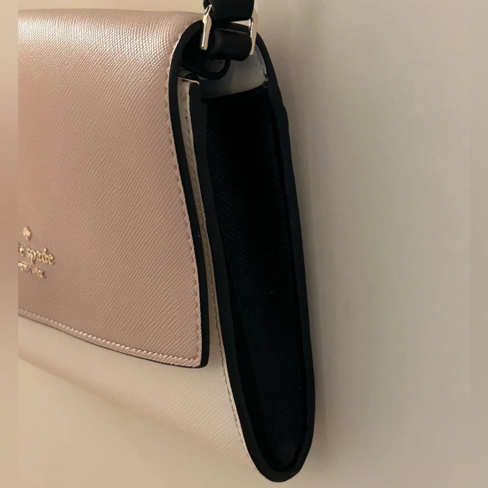 Kate Spade Perry Leather Blush Crossbody Bag
